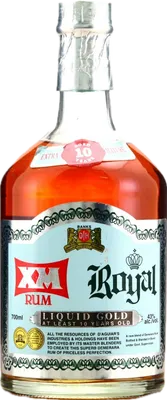 Bouteille de spiritueux : Royal Rum Vintage de la marque XM