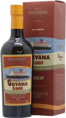 Bouteille de spiritueux : Guyana 2005 de la marque Transcontinental Rum Line