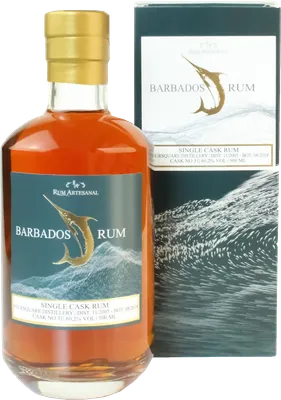 Bouteille de spiritueux : Barbados Rum de la marque Foursquare