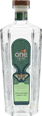 Bouteille de spiritueux : Gin Crisp Apple de la marque One