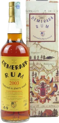 Bouteille de spiritueux : Demerara Rum de la marque Diamond