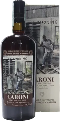Bouteille de spiritueux : 2nd Employees David „Sarge“ Charran de la marque Caroni