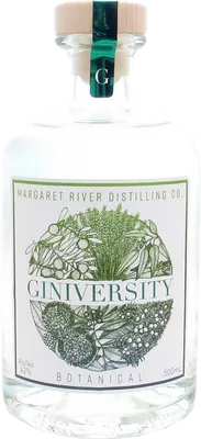 Bouteille de spiritueux : Botanical Gin de la marque Giniversity