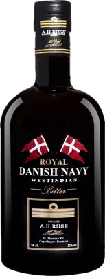 Bouteille de spiritueux : Royal Danish Navy Bitter de la marque A.H. Riise