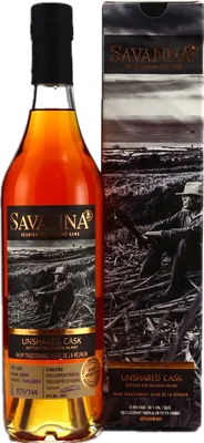 Bouteille de spiritueux : Unshared Cask for Reunion Island de la marque Savanna