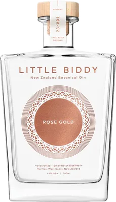 Bouteille de spiritueux : Rose Gold de la marque Little Biddy