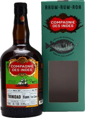 Bouteille de spiritueux : Trinidad (Rum Stylez) de la marque Compagnie des Indes