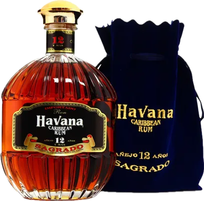 Bouteille de spiritueux : Havana Sagrada de la marque Bagnoli