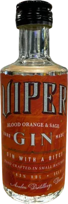 Bouteille de spiritueux : Blood Orange & Sage Gin de la marque Viper