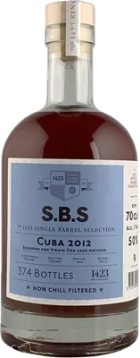 Bouteille de spiritueux : Cuba de la marque S.B.S