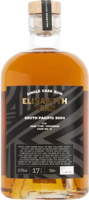 Bouteille de spiritueux : South Pacific 2004 Fiji de la marque Elizabeth Yard