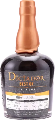 Bouteille de spiritueux : Best Of Extremo 1966 44% 51 Years de la marque Dictador