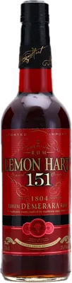 Bouteille de spiritueux : 151 Proof de la marque Lemon Hart & Son