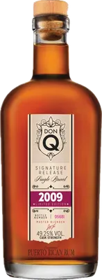 Bouteille de spiritueux : Single Barrel 2009 de la marque Don Q
