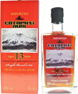 Bouteille de spiritueux : Aged 13 Years de la marque Cotopaxi