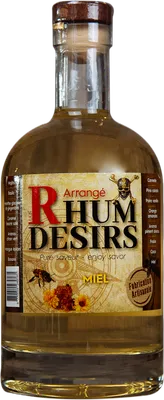 Bouteille de spiritueux : Miel de la marque Rhum Désirs