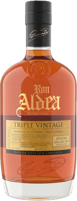 Bouteille de spiritueux : Triple Vintage 2006-2001-1994 de la marque Ron Aldea
