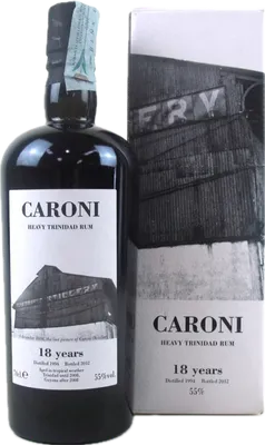 Bouteille de spiritueux : Heavy Trinidad Rum de la marque Caroni
