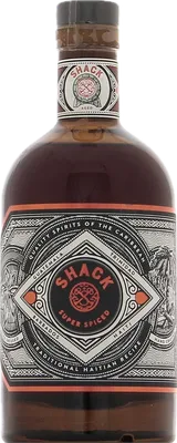 Bouteille de spiritueux : Spiced Rum de la marque Shack