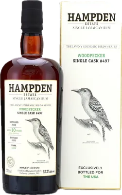 Bouteille de spiritueux : Trelawny Endemic Birds (Woodpecker) de la marque Hampden