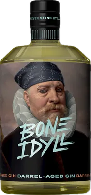 Bouteille de spiritueux : Barrel-Aged Gin de la marque Bone Idyll
