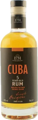 Bouteille de spiritueux : Cuba de la marque 1731 Fine & Rare