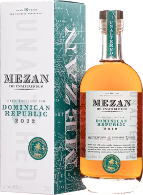 Bouteille de spiritueux : Dominican Republic 2012 de la marque Mezan