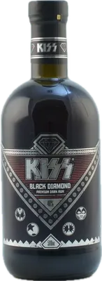 Bouteille de spiritueux : Black Diamond de la marque Kiss