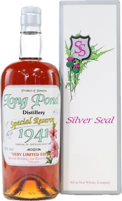 Bouteille de spiritueux : Flower & White Label de la marque Silver Seal