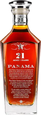 Bouteille de spiritueux : Panama Decanter 21 Years de la marque Rum Nation