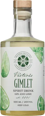 Bouteille de spiritueux : Gimlet Gin and Lime de la marque Västerås