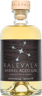 Bouteille de spiritueux : Barrel Aged Gin de la marque Kalevala
