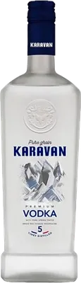 Bouteille de spiritueux : Pure Grain de la marque Karavan