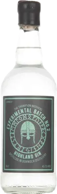 Bouteille de spiritueux : Experimental Batch No. 2 de la marque The Thompson Brothers Highland Gin