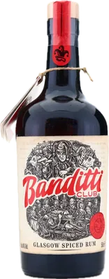 Bouteille de spiritueux : Banditti Club Glasgow Spiced Rum de la marque Glasgow Distillery