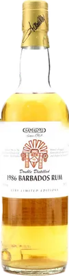 Bouteille de spiritueux : 1986 Barbados Rum Double Distilled de la marque Samaroli