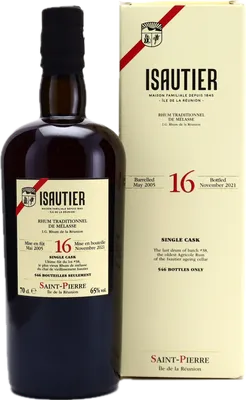 Bouteille de spiritueux : Traditionnel Hors d’Age 16 ans 2005 de la marque Isautier