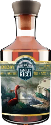 Bouteille de spiritueux : Rhum Influences N°1 de la marque Famille Ricci