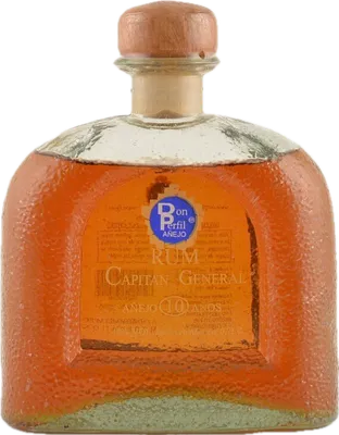 Bouteille de spiritueux : General Anejo 10 anos de la marque Capitan