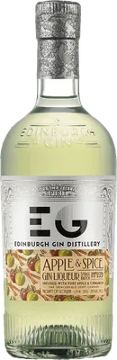 Bouteille de spiritueux : Apple & Spice Gin Liqueur de la marque Edinburgh