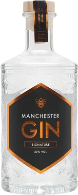 Bouteille de spiritueux : Signature Gin de la marque Manchester