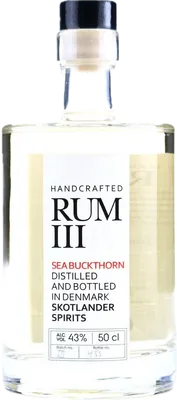 Bouteille de spiritueux : Handcrafted Rum III Sea Buckthorn de la marque Skotlander
