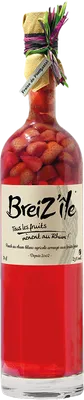 Bouteille de spiritueux : Breiz'île Tradition - Fraise de Plougastel de la marque Breiz’île