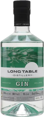 Bouteille de spiritueux : Distillery Cucumber Gin de la marque Long Table