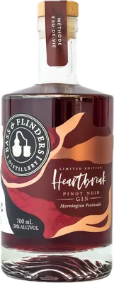Bouteille de spiritueux : Heartbreak Pinot Noir Gin de la marque Bass & Flinders Distillery