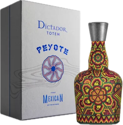 Bouteille de spiritueux : Peyote M 2023/6 Verde y Naranja 1999 de la marque Dictador