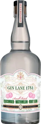 Bouteille de spiritueux : Cucumber Watermelon Mint Gin de la marque Gin Lane 1751