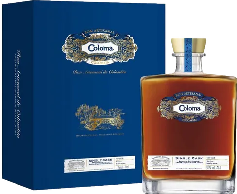 Bouteille de spiritueux : Single Cask 2006 de la marque Coloma
