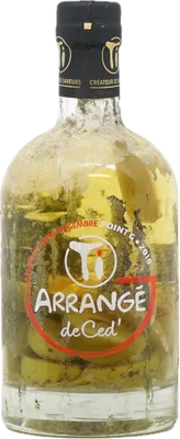 Bouteille de spiritueux : Ti Arrangé Gwamaré Citron Gingembre Point G de la marque Les Rhums de Ced'