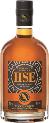 Bouteille de spiritueux : HSE Rhum Vieux Agricole de la marque Distillerie du Simon